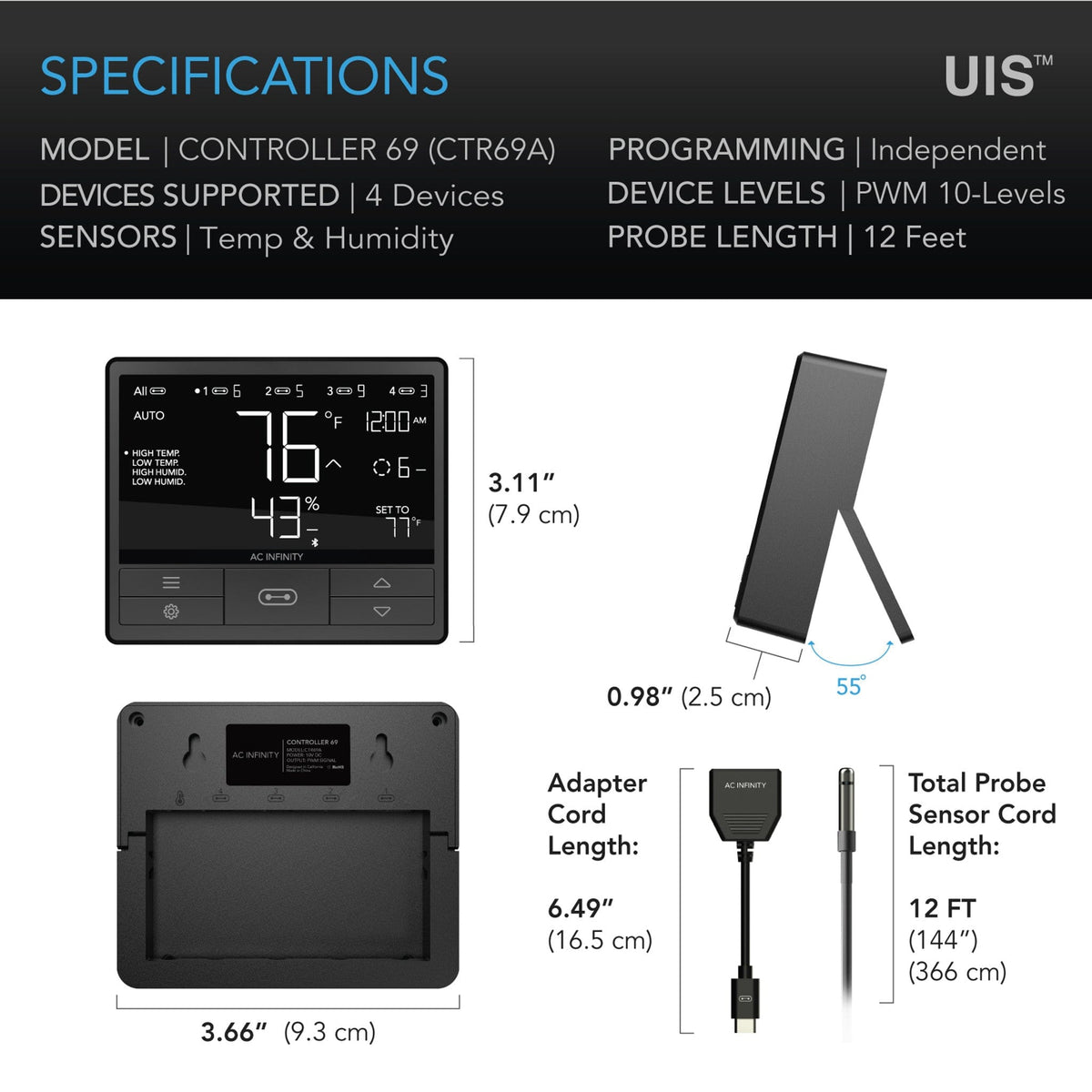 AC Infinity AC Infinity Smart Controller 69