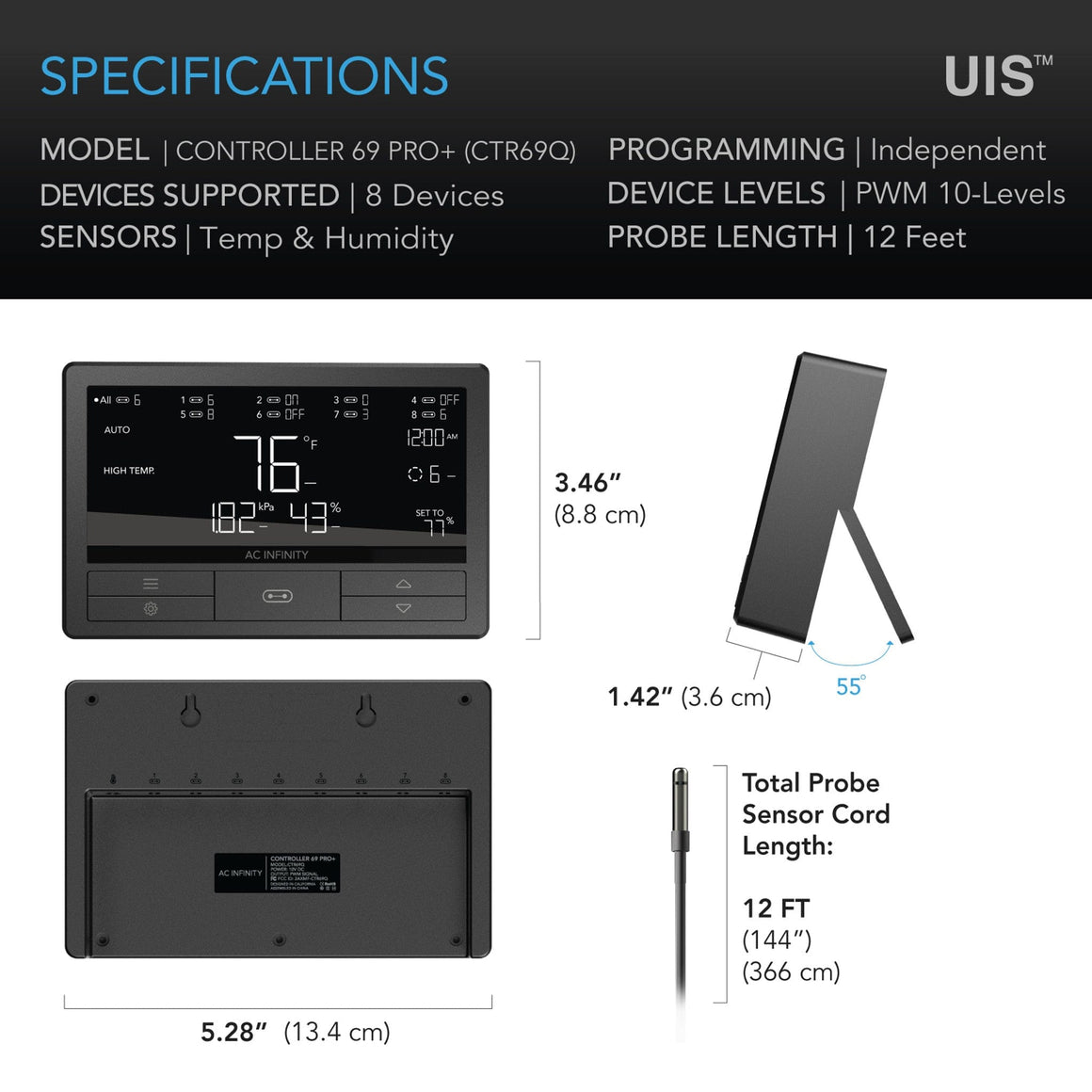 AC Infinity AC Infinity Smart Controller 69 Pro Plus