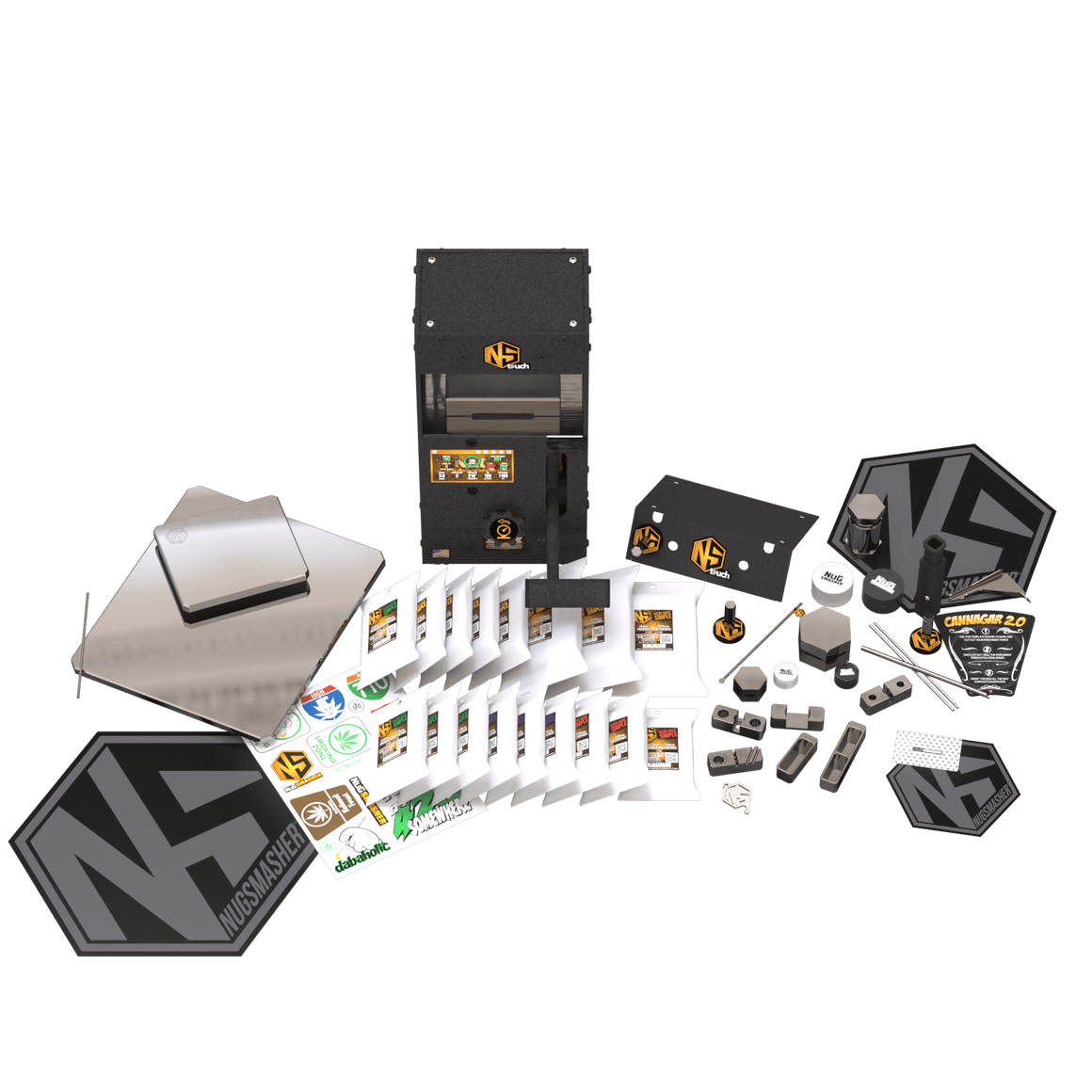 NugSmasher NugSmasher Touch 12 Ton Rosin Press Master Bundle