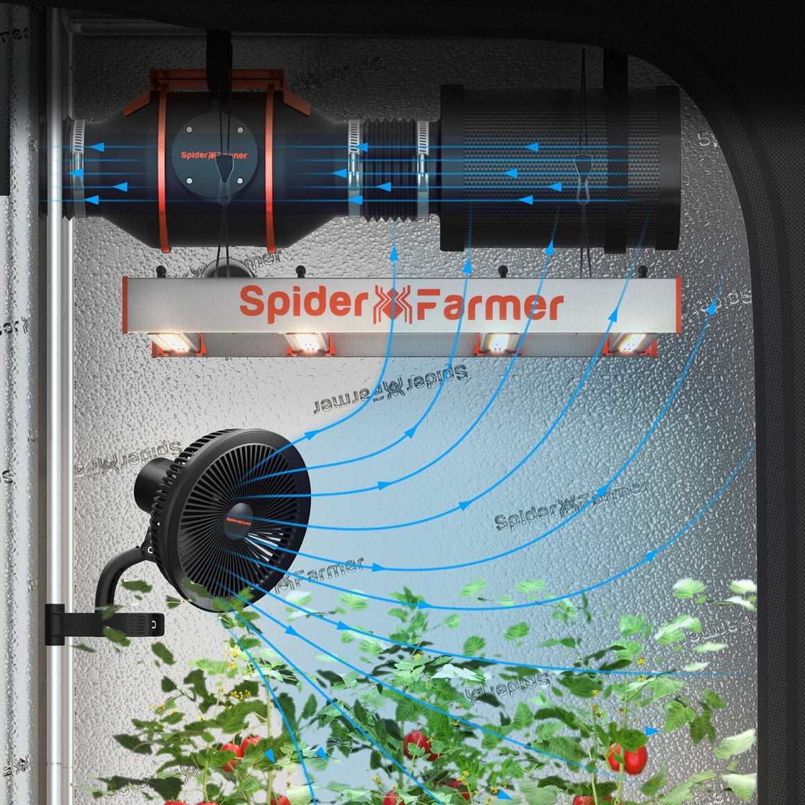 Spider Farmer Spider Farmer SF1000 EVO Dimmable Full Spectrum LED Grow Light