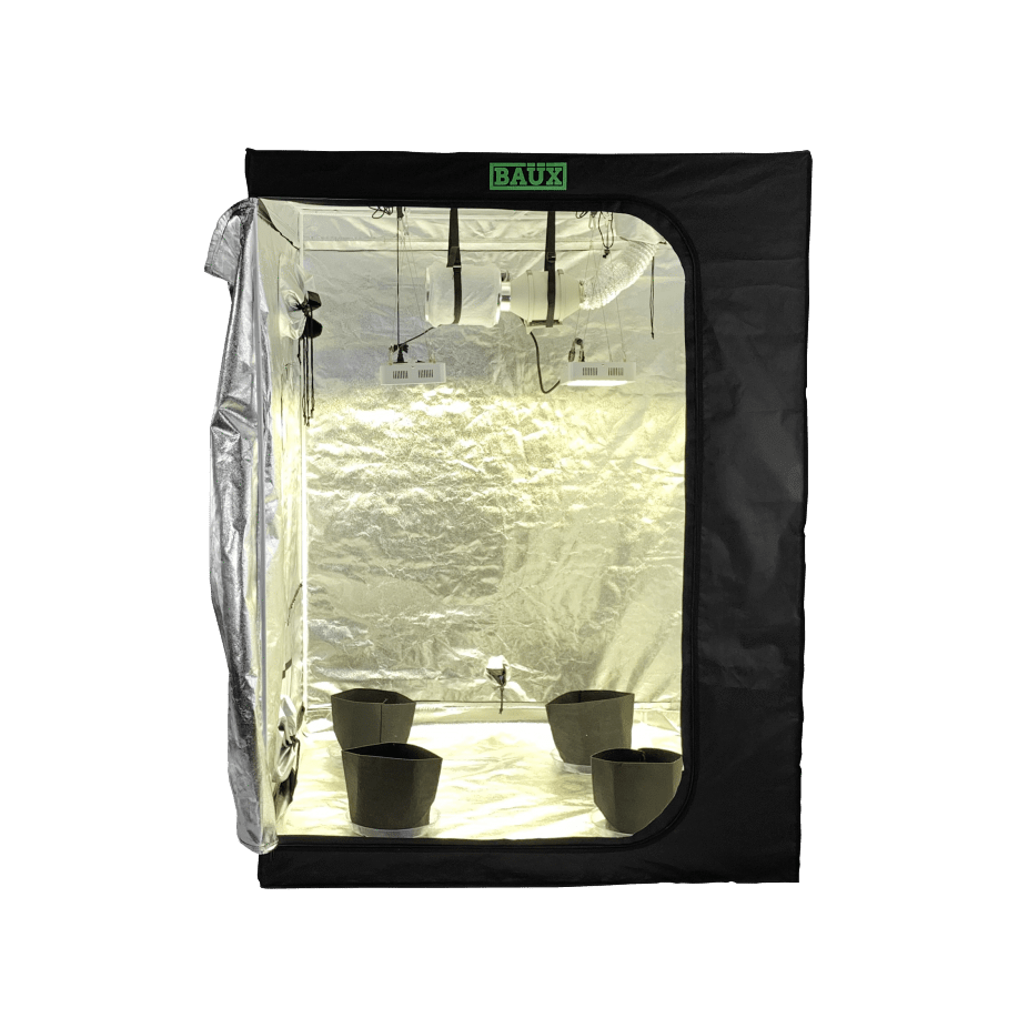 Baüx Industries 5' x 5' Hydroponics Grow Tent Kit - Trimleaf Canada