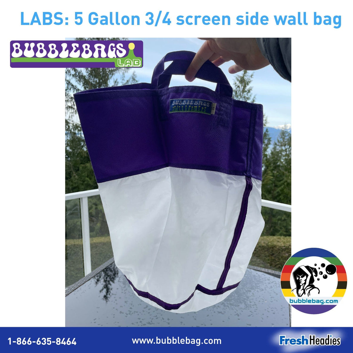 Bubble Bags Bubble Bags 5 Gallon &#39;LABS&#39; 8 Bag Set