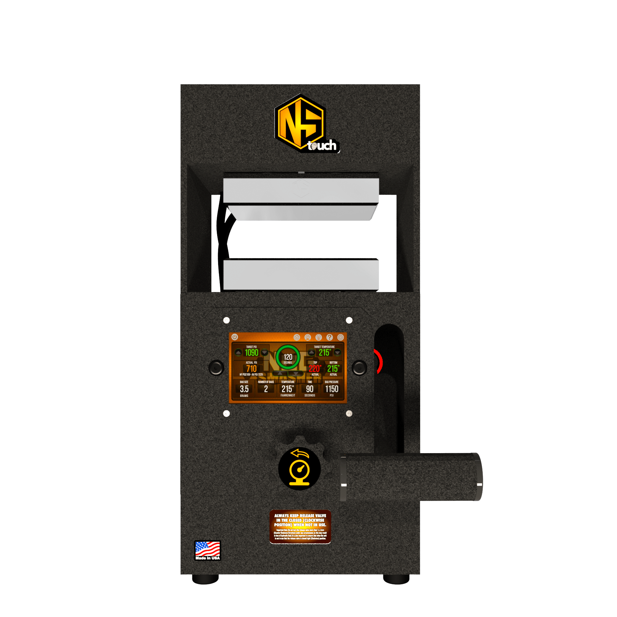 NugSmasher NugSmasher Touch 12 Ton Rosin Press