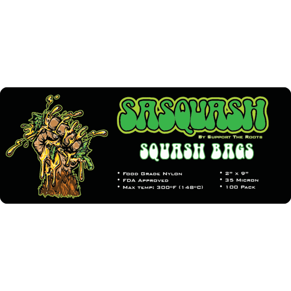 Sasquash 2" x 9" Squash Bags 100 Pack - Trimleaf Canada